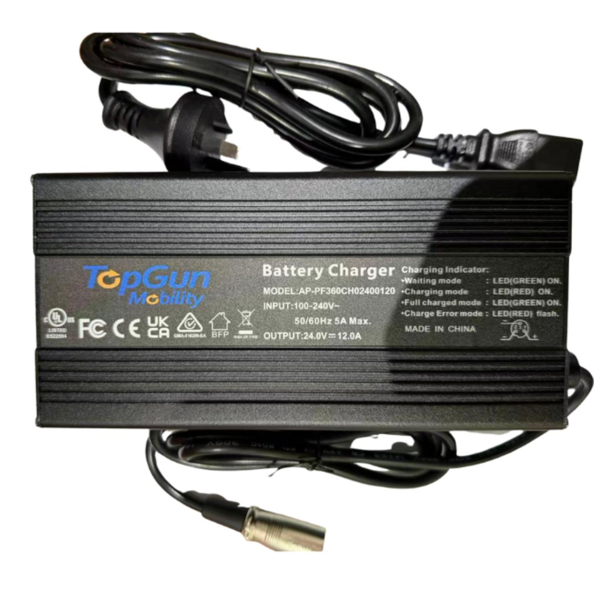 24V 12A Battery Charger (Lead Acid)
