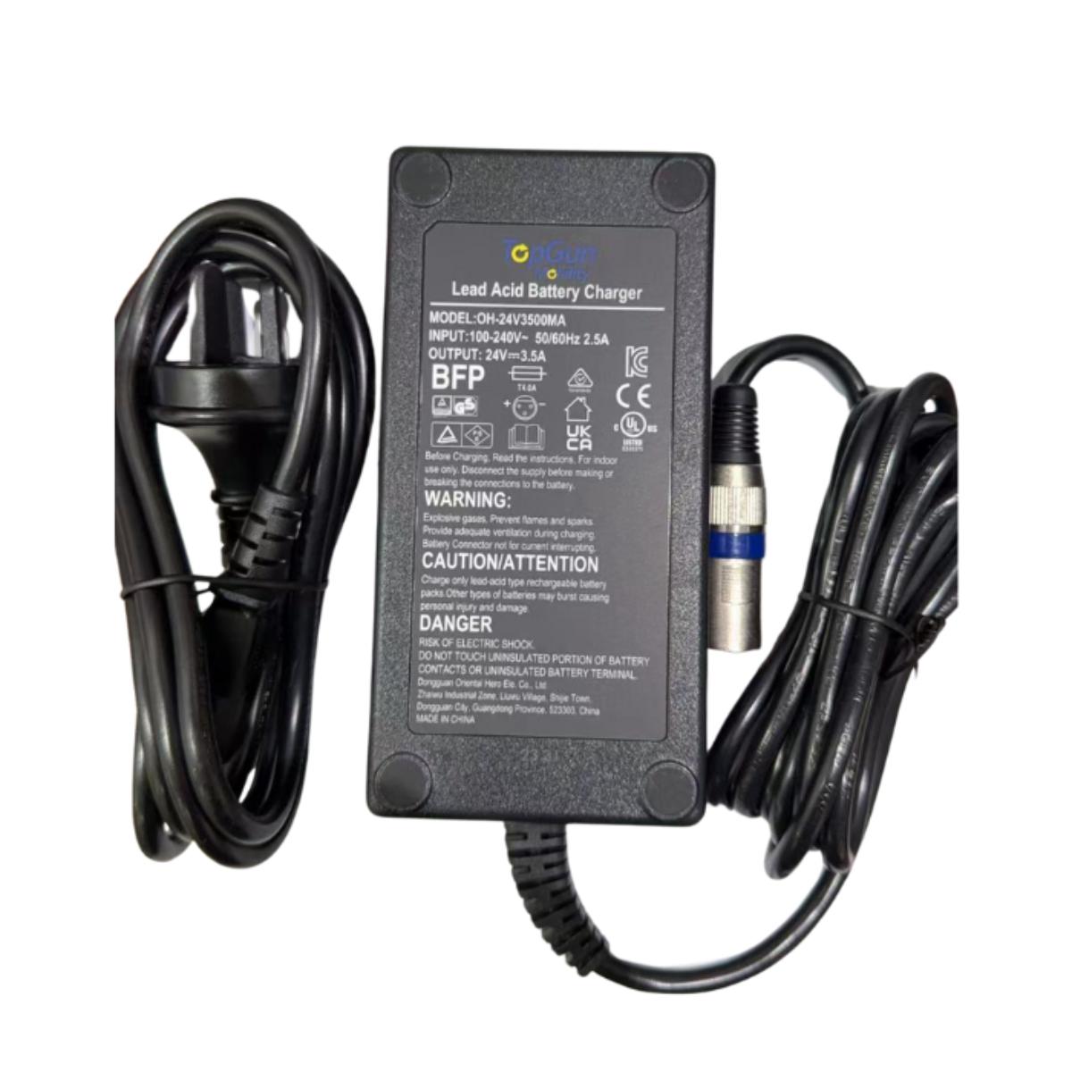 24V 3.5A Battery Charger (Lead Acid)