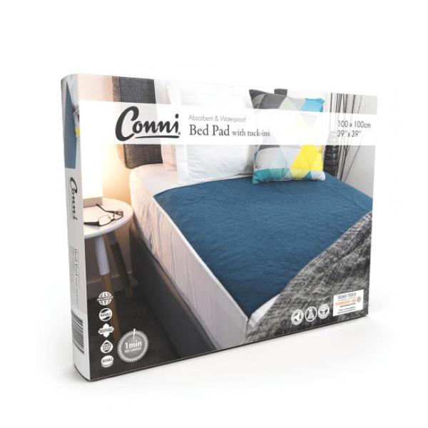 Conni Reusable Bed Pad with Tuck-ins