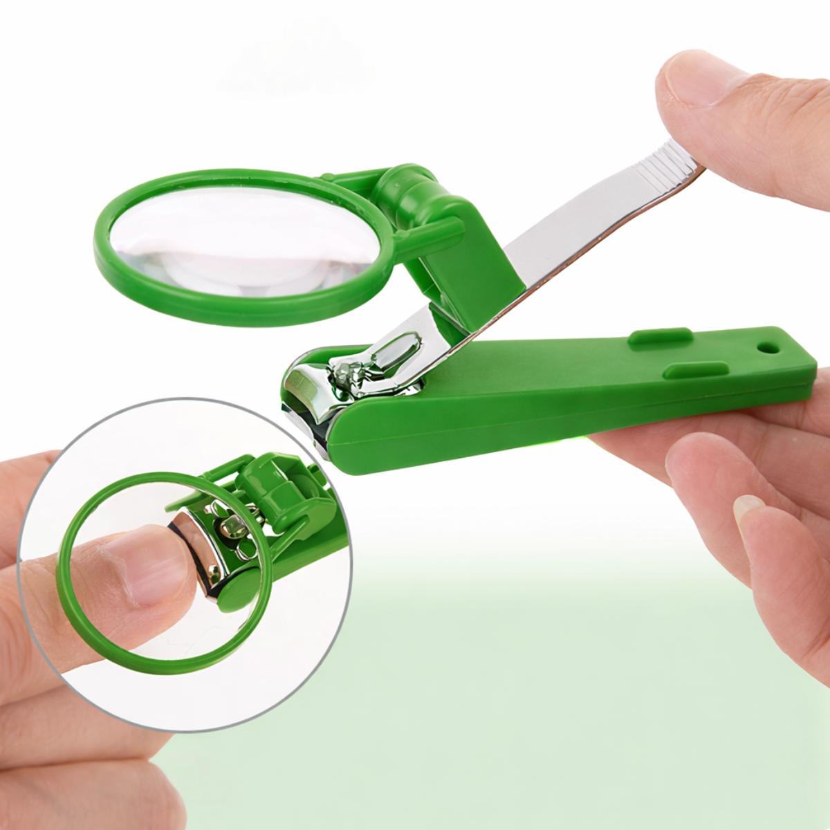 Nail Clipper with Magnifier