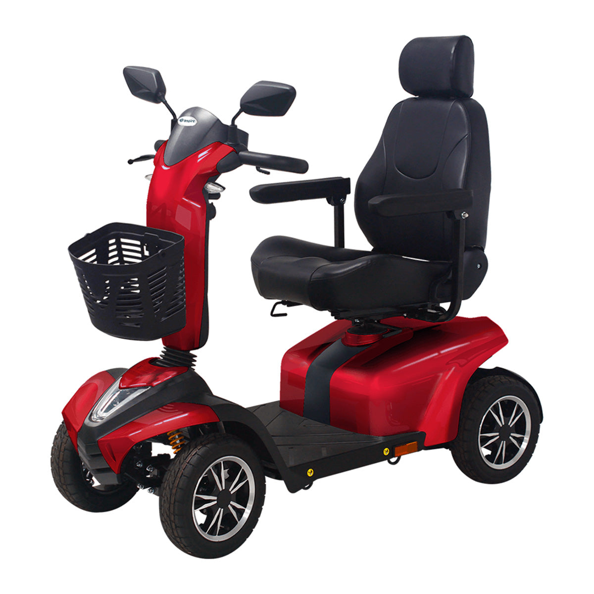 Aspire Large Deluxe HS828 Four-Wheel Mobility Scooter side View