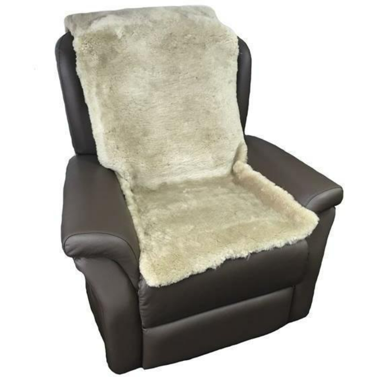 Sheepskin Overlay with Straps