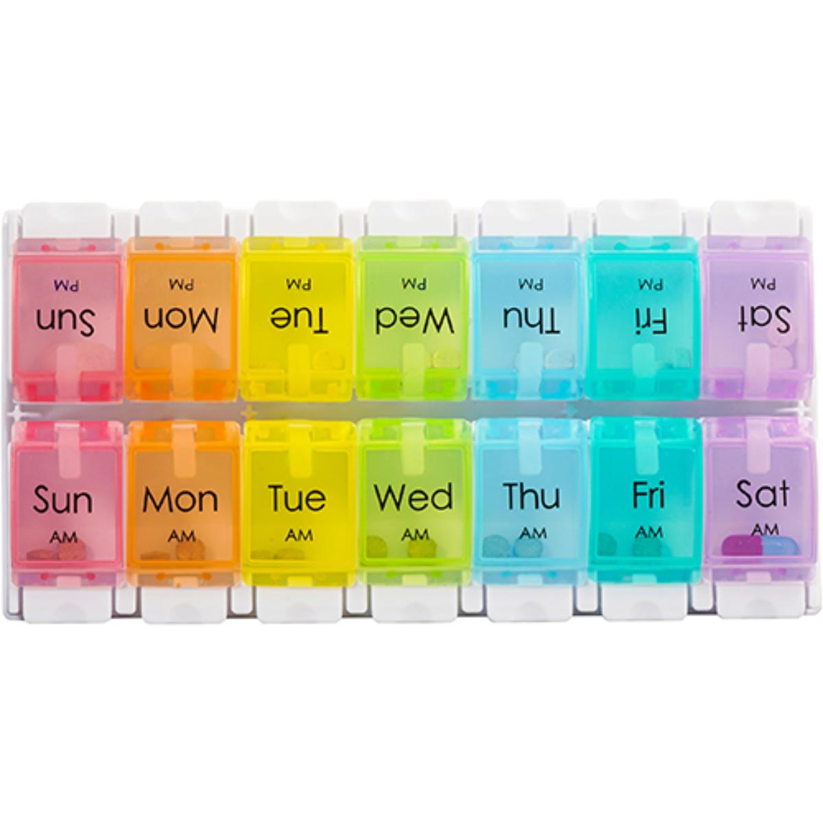 Weekly Multi-Pill Dispenser – Morning to Night Medication Organiser