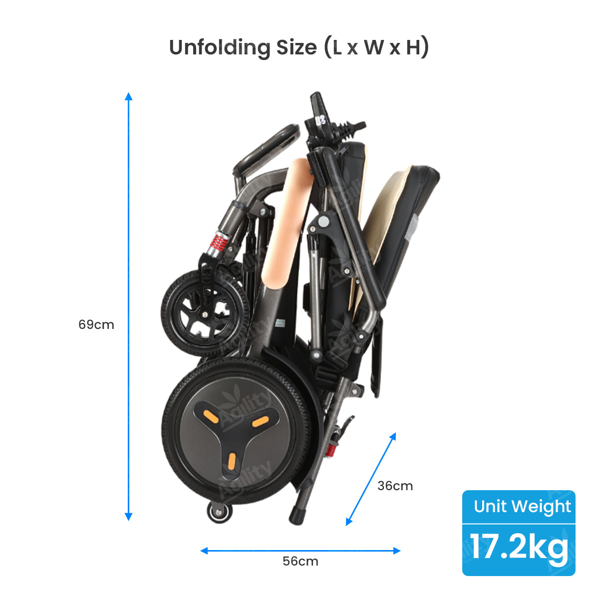 Bruno Lite Power Wheelchair – Lightweight & Easy Everyday Use