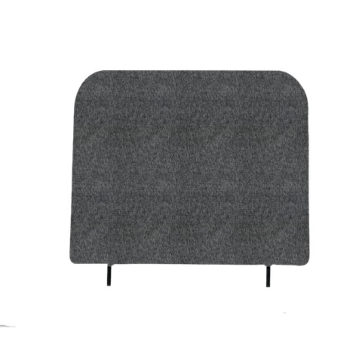Eclypse Gray upholstered headboard on a white background