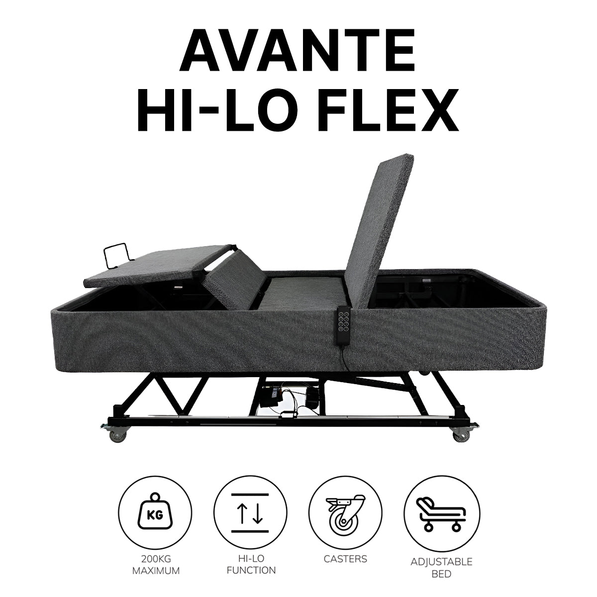 Avante Hi-Lo Flex Adjustable Bed