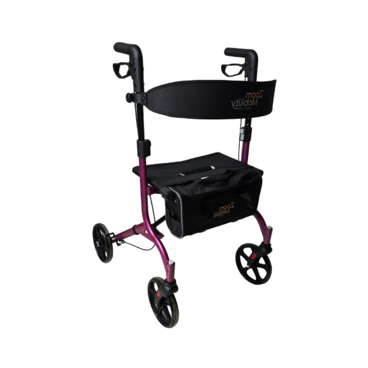 AirMax Z02 Rollator with Zoom Mobility branding on a white background