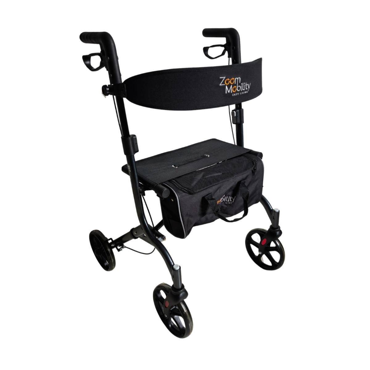 AirMax Z02 Rollator with a seat on a white background