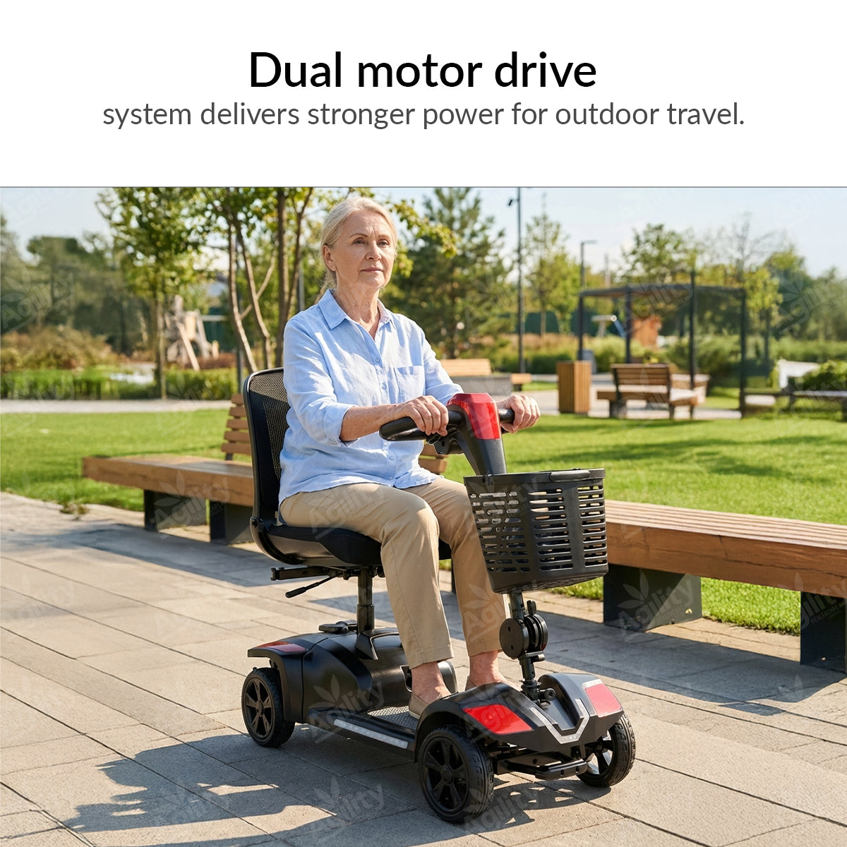 Bandit Z Zero-Turn Mobility Scooter – Ultra Manoeuvrable Outdoor Scooter