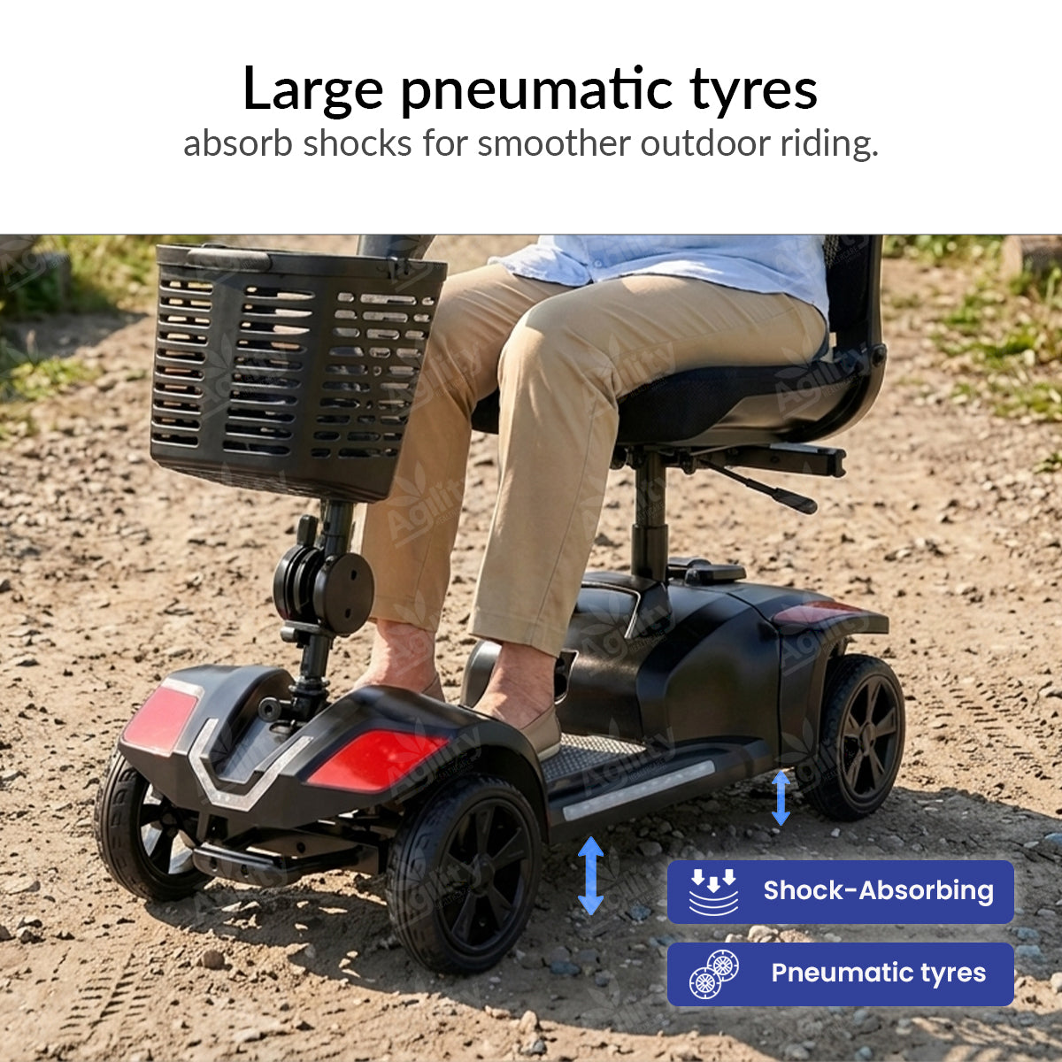 Bandit Z Zero-Turn Mobility Scooter – Ultra Manoeuvrable Outdoor Scooter