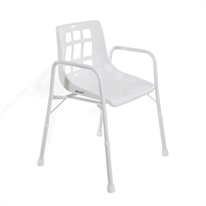 Aspire Shower Chair with Arms - Wide -Aluminium