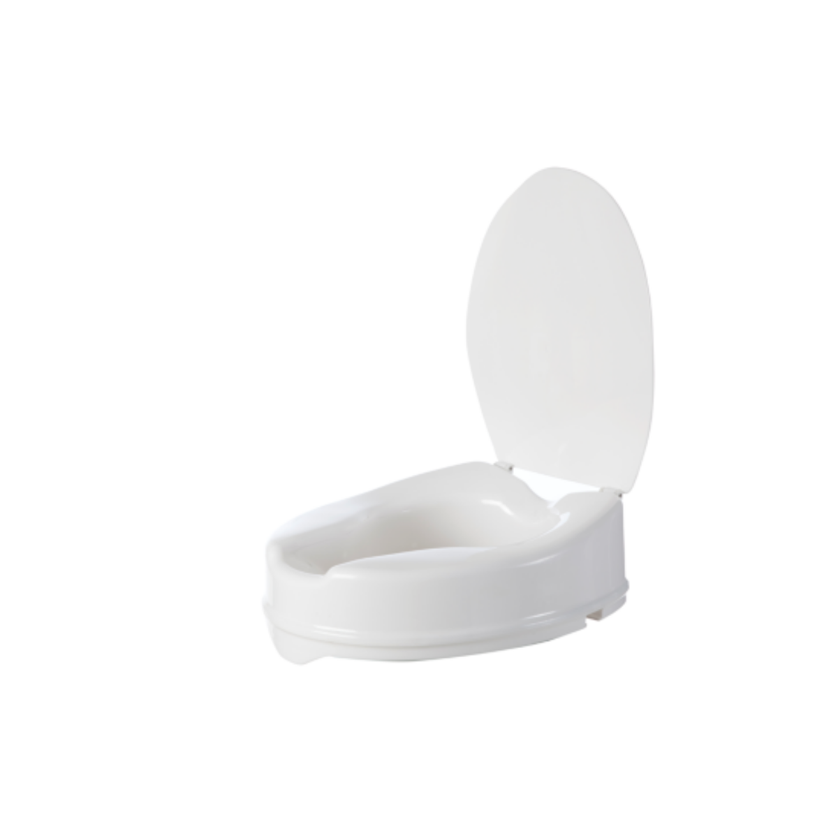 Aspire Toilet Seat Raiser with Lid - 100mm