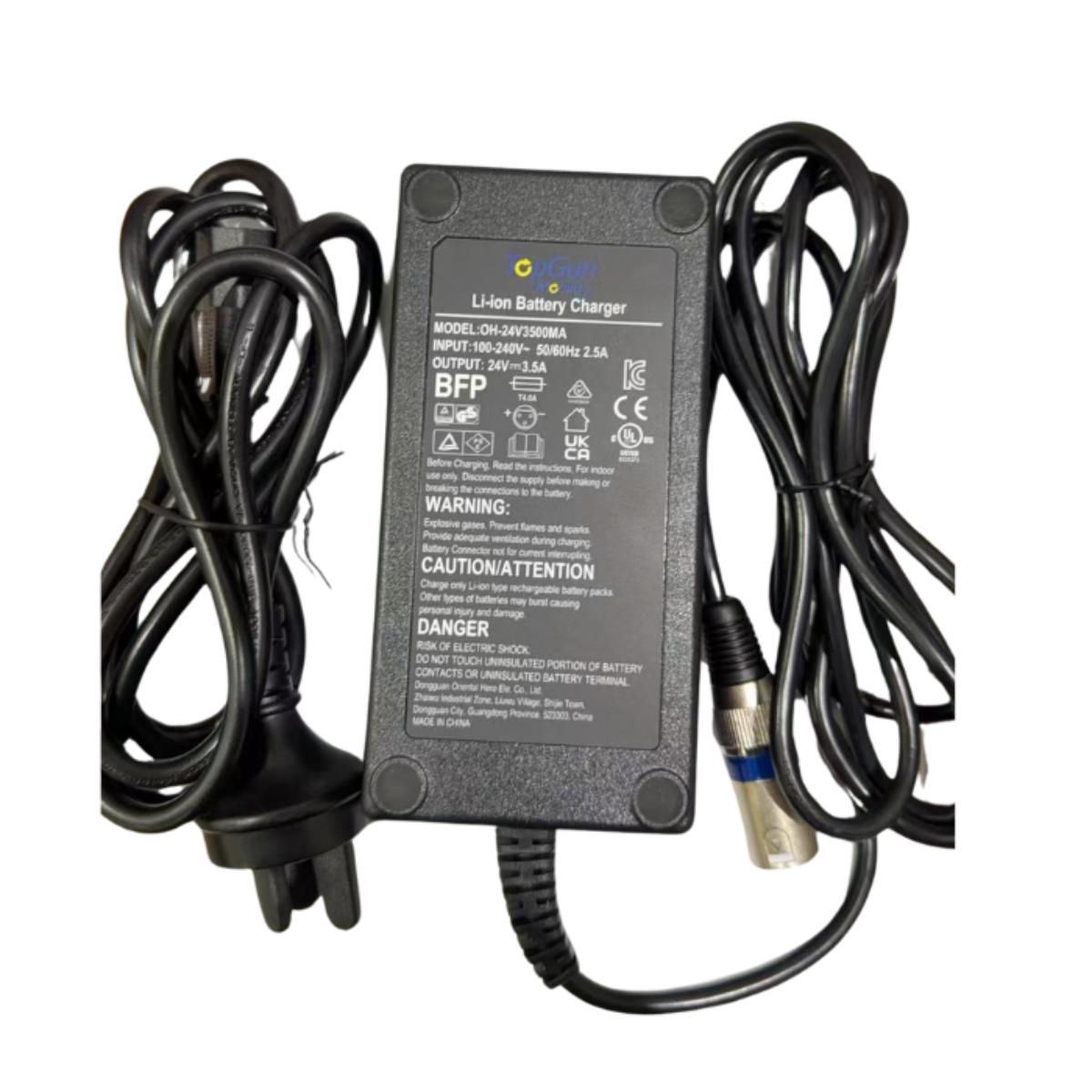 24V 3.5A Battery Charger (Li-ion)