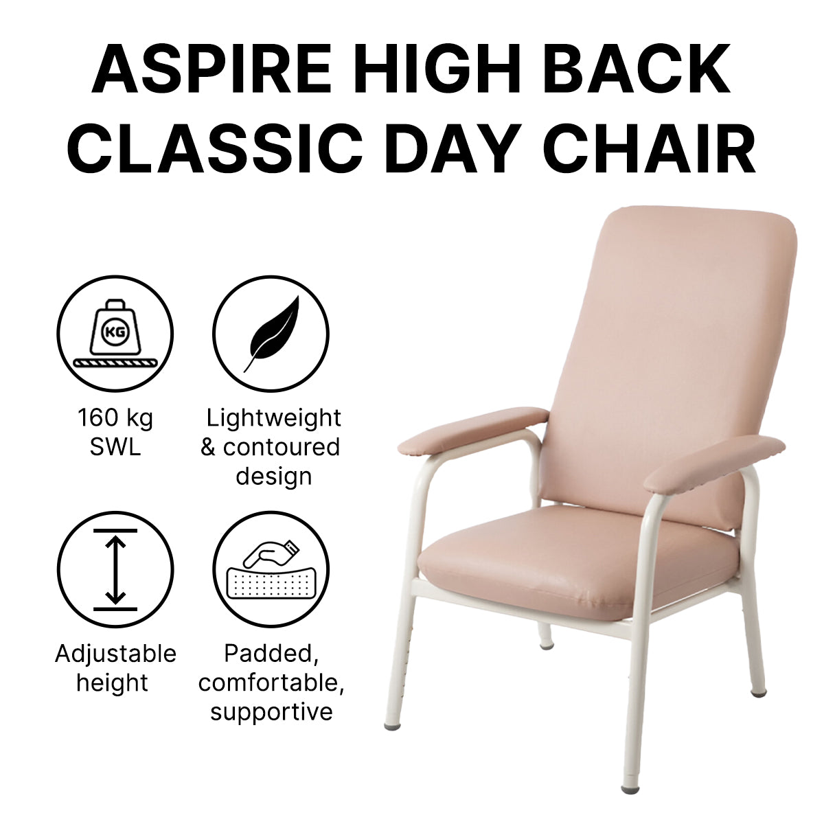 Aspire High Back Classic Day Chair