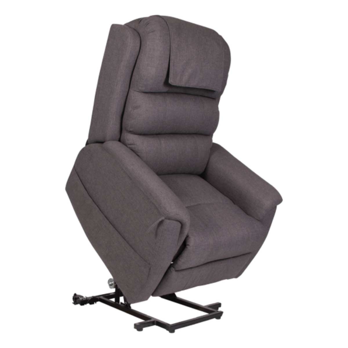 Aspire Idaho Lift Recline Chair - Dual Action - Latte Vinyl