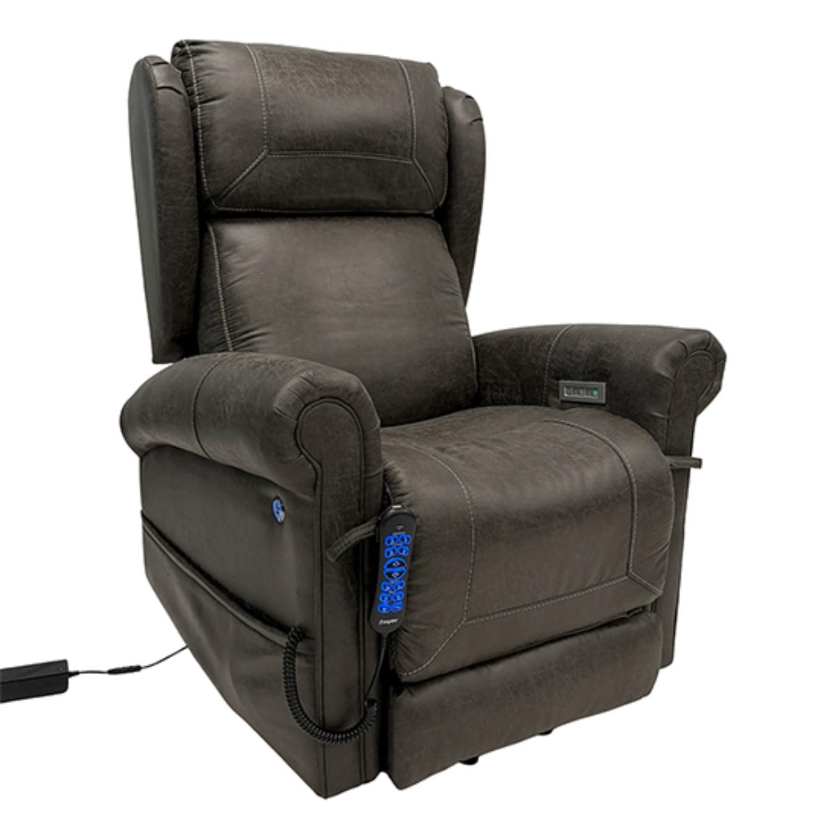 Aspire Gabriel X5 Lift Recline Chair with remote control on a white background