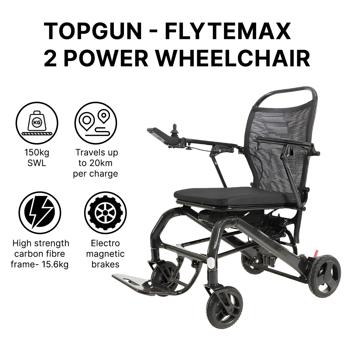 Flytemax2 Power Wheelchair-TopGun Mobility
