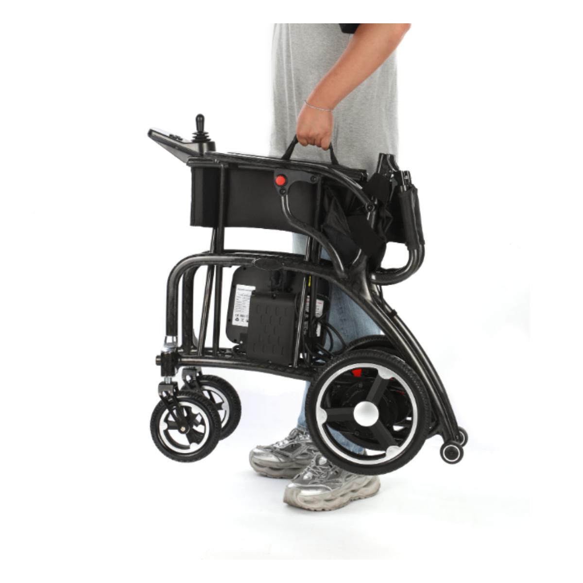 FlyteMax Lightweight Folding Power Wheelchair - Travel-Friendly & Easy Transport