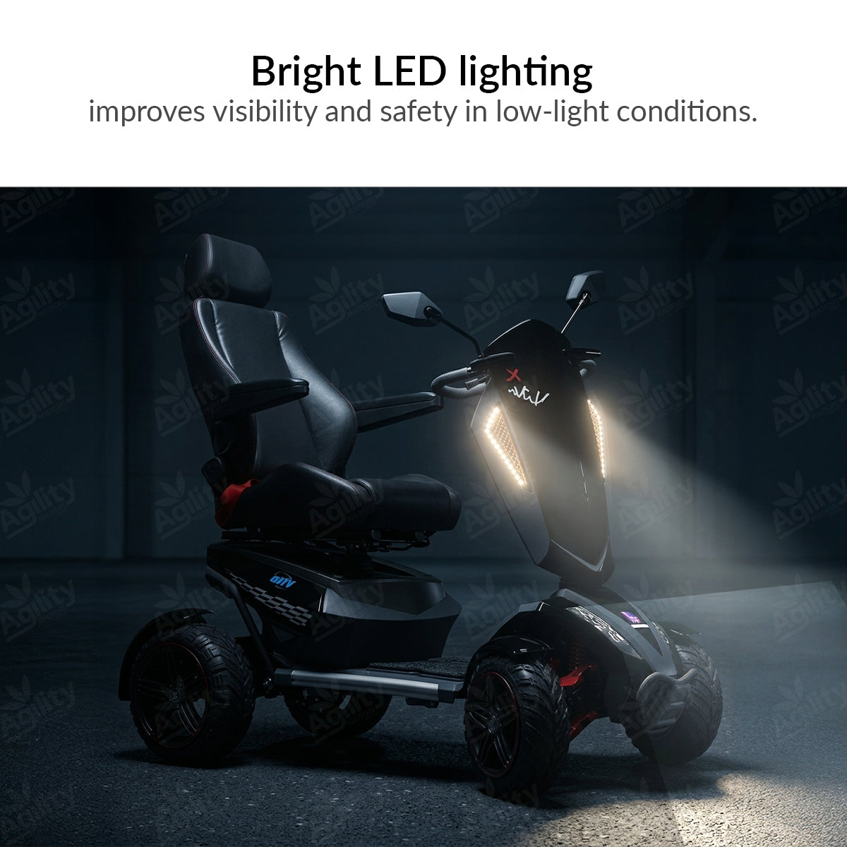Heartway Vita Monster S12X Mobility Scooter – Heavy Duty All-Terrain Scooter with Long Range