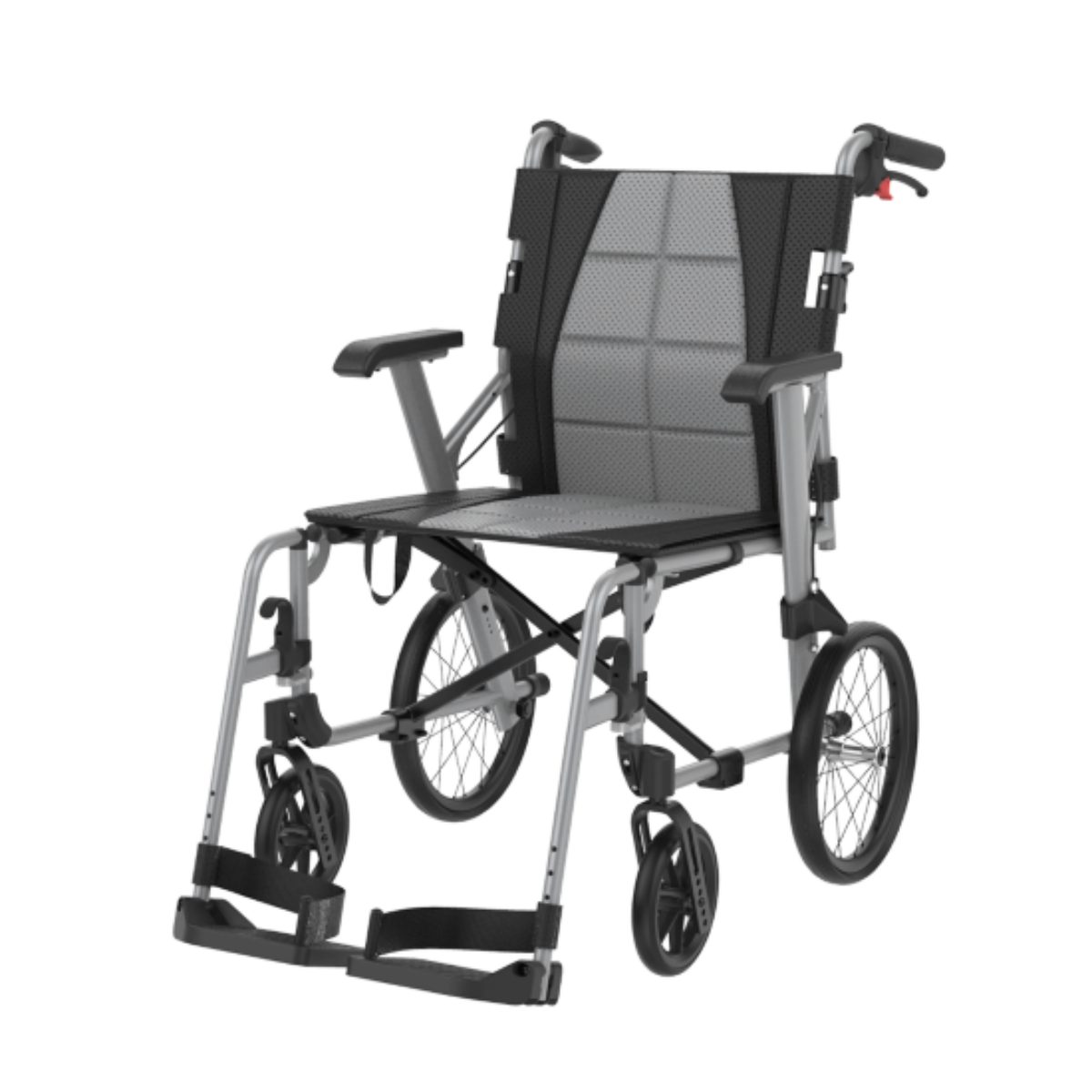 Aspire Socialite Folding Wheelchair - Transit - Silver