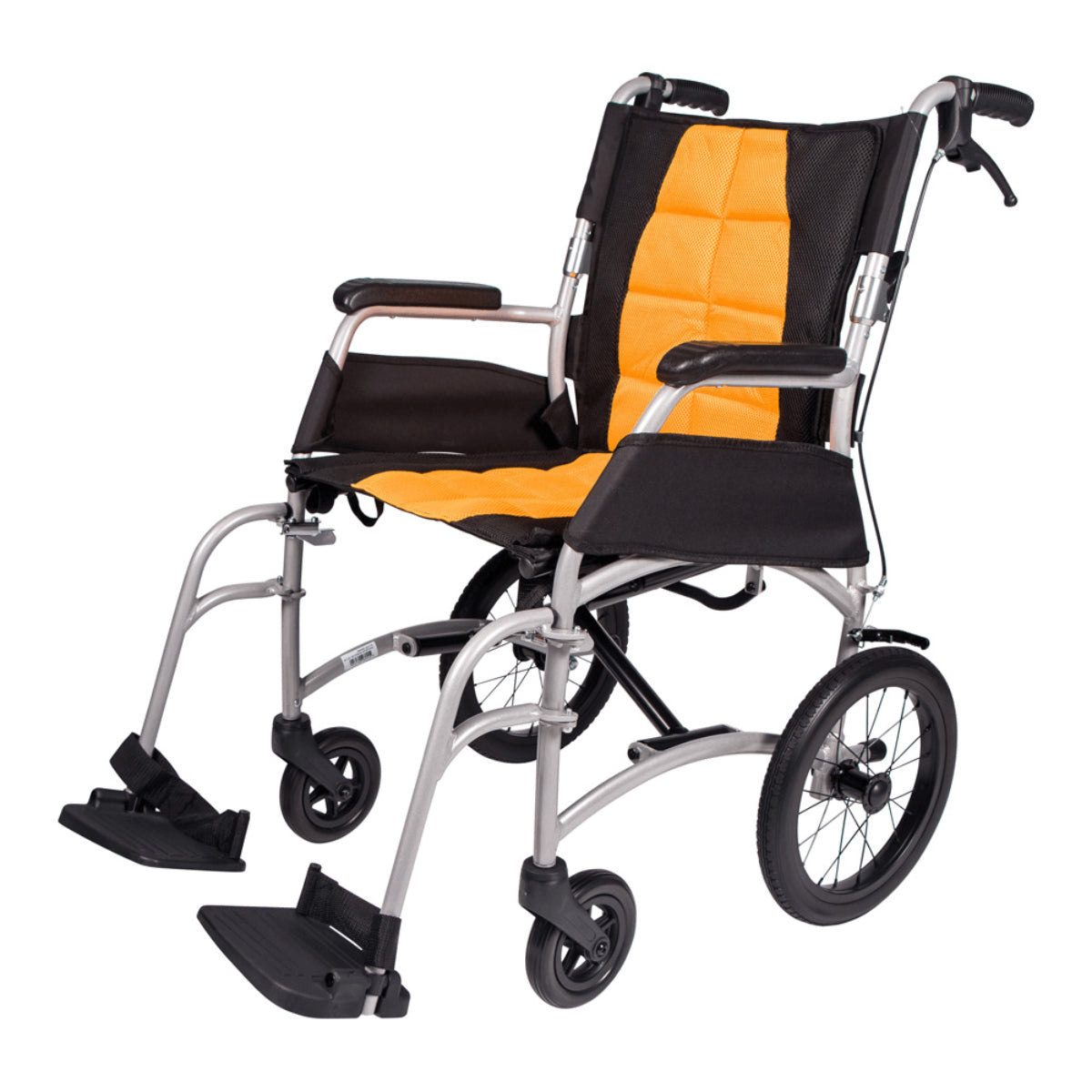 Aspire Vida Folding Wheelchair - Transit - Orange