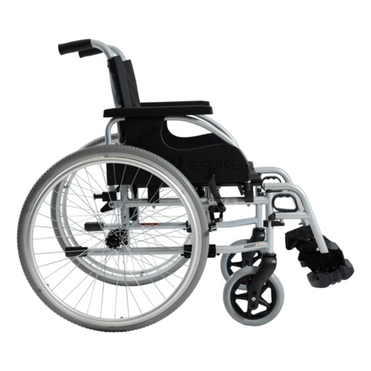 Wheelchair on a white background