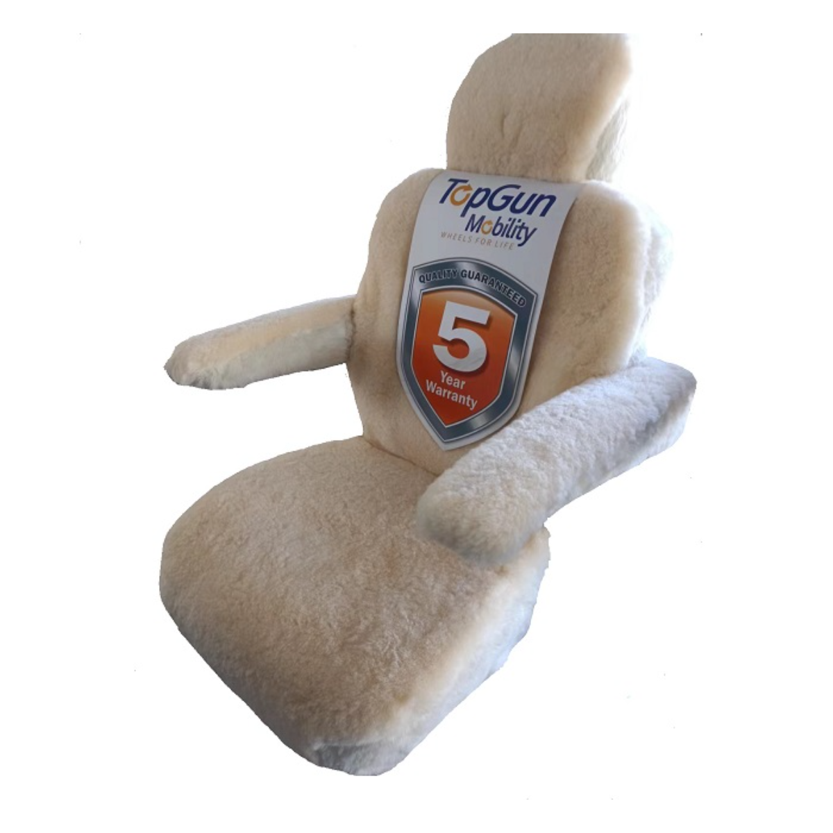 Sheepskin Seat Cover - TopGun Mobility