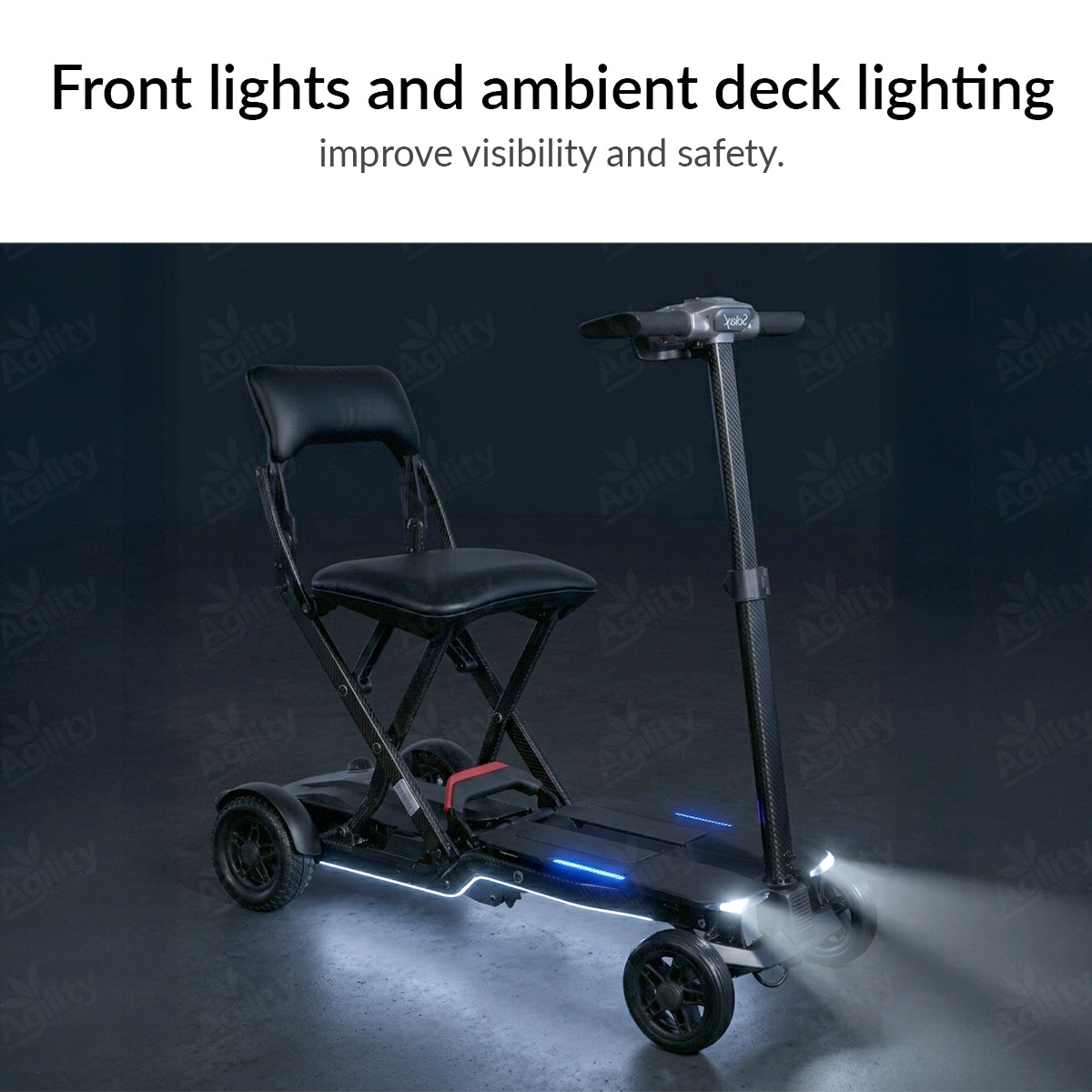 Solax Maleta Carbon Fibre Auto Folding Mobility Scooter – Lightweight Travel Scooter