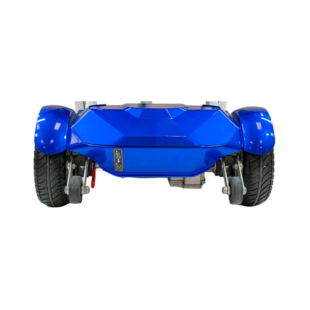 Blue hoverboard on a white background