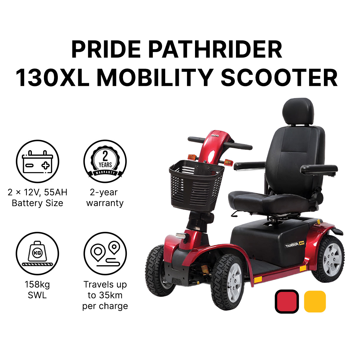Pride Pathrider 130XL Mobility Scooter