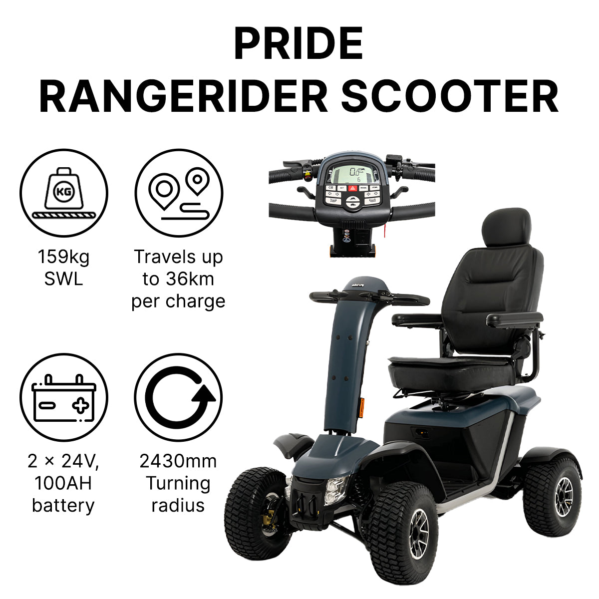 Pride Rangerider Mobility Scooter