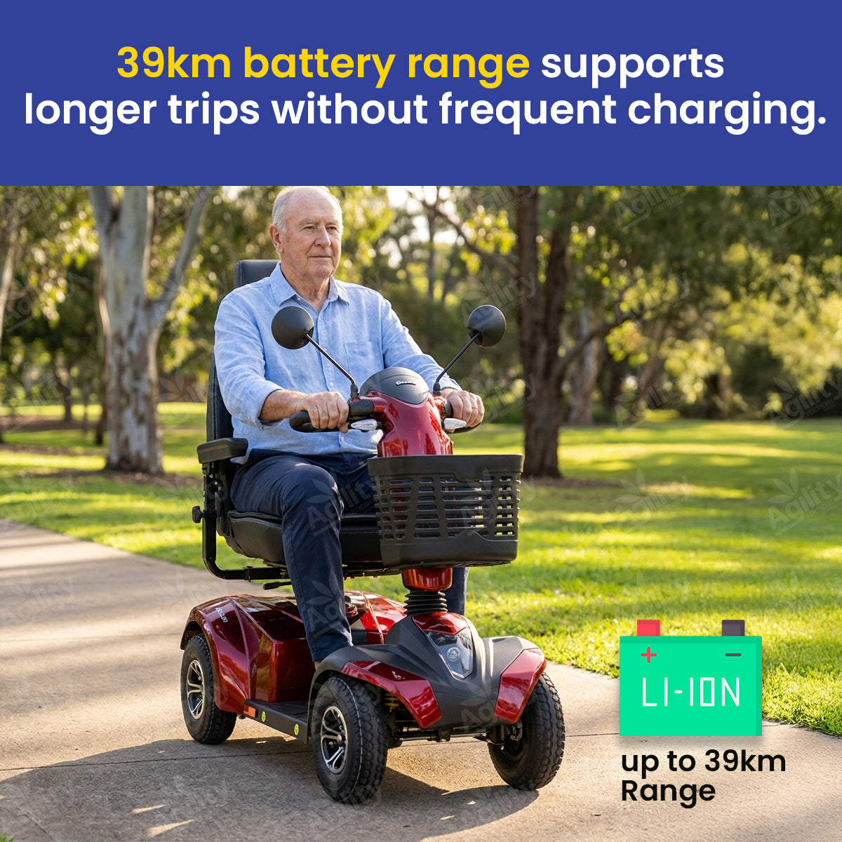 Aspire Oscar Mobility Scooter – Powerful Everyday Mobility Scooter