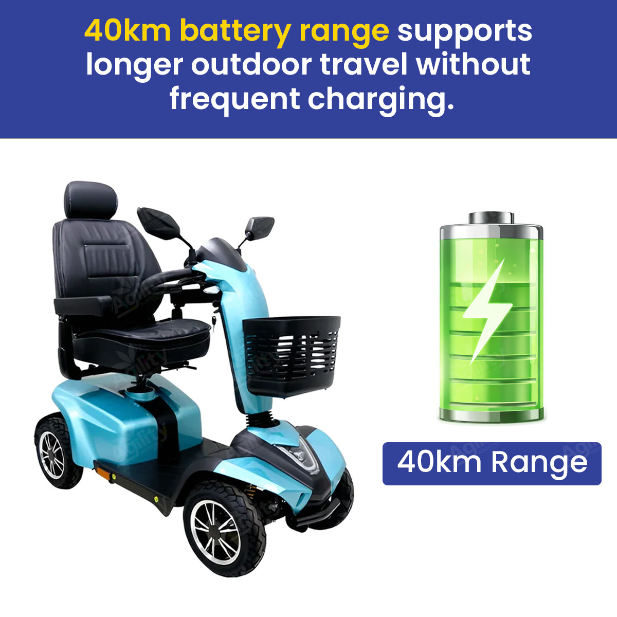Aspire Odin Mobility Scooter – Powerful Long-Range Mobility Scooter