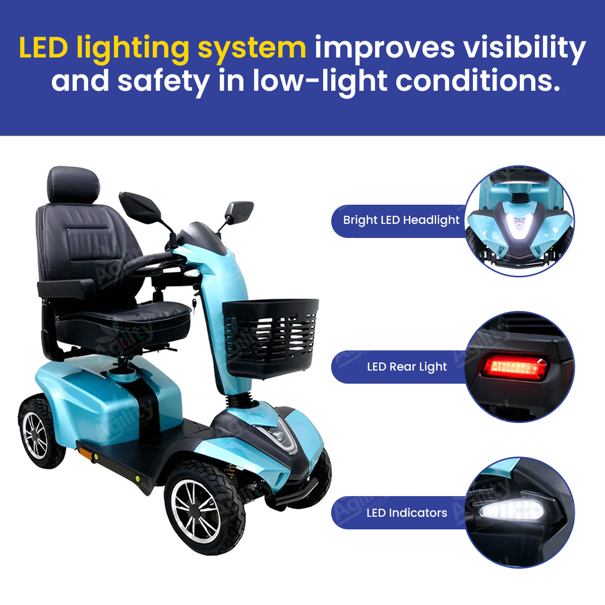 Aspire Odin Mobility Scooter – Powerful Long-Range Mobility Scooter