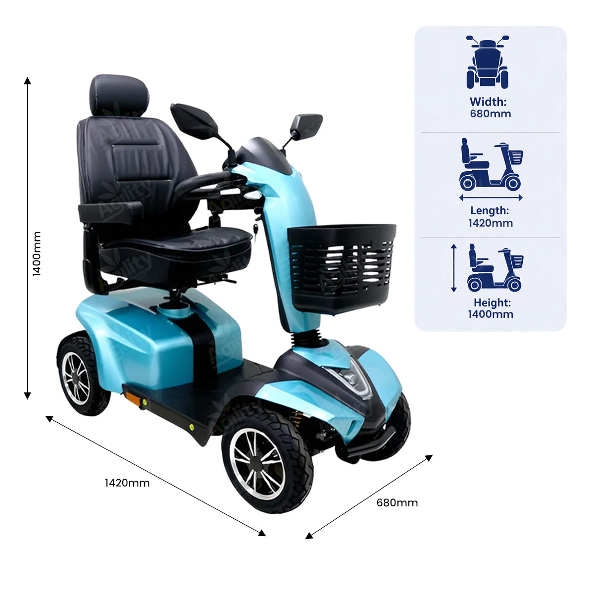 Aspire Odin Mobility Scooter – Powerful Long-Range Mobility Scooter