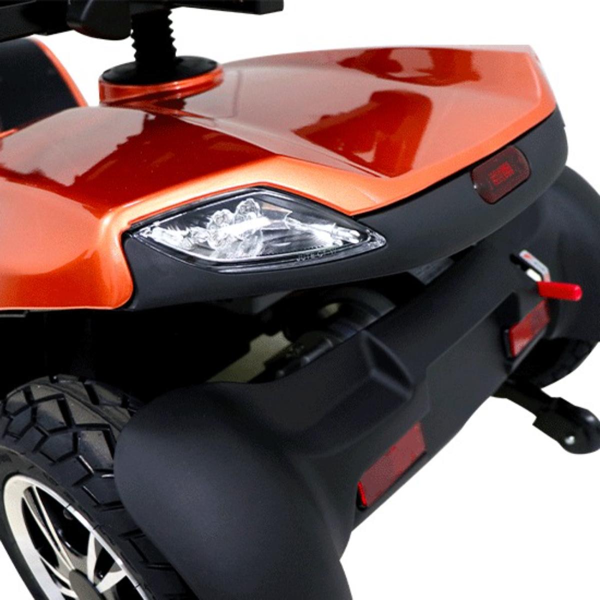 Close-up of an Aspire Juno Large Mobility Scooter