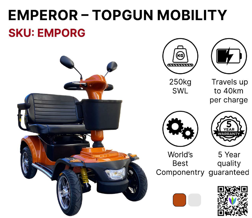Emperor - TopGun Mobility Scooter