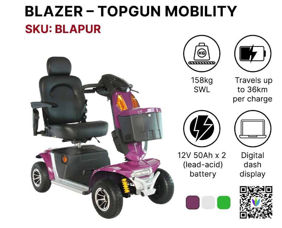 Blazer - TopGun Mobility Scooter