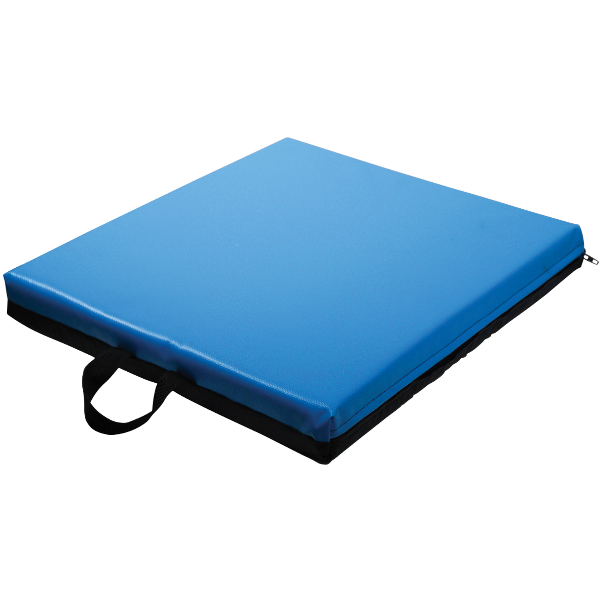 Vinyl Wheelchair Cushion - Blue Cover