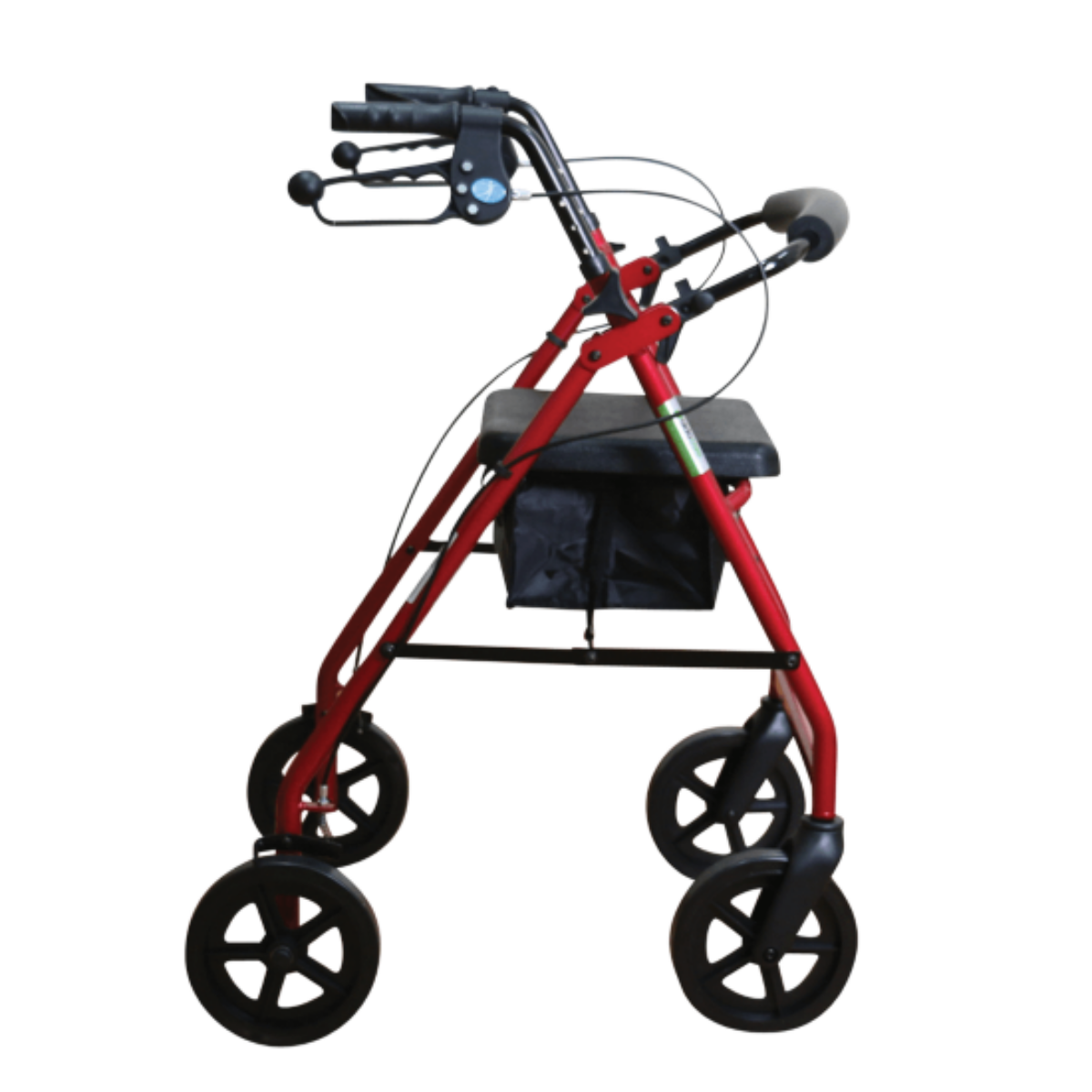 Aspire Classic 8 Seat Walker with Padded Seat, Hand Brakes & Storage Bag