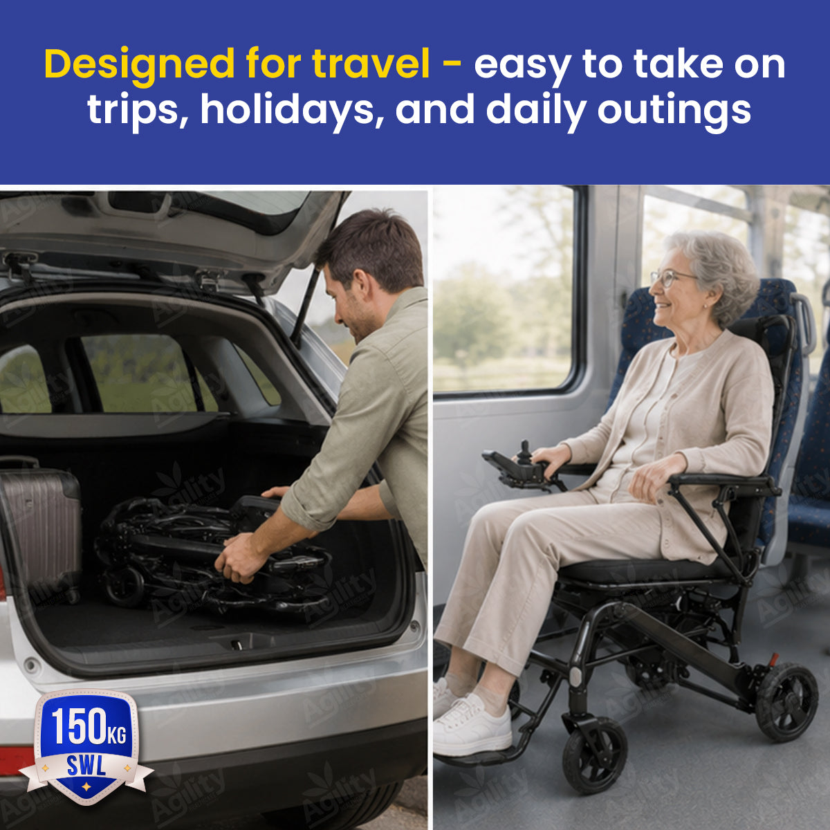 FlyteMax2 Folding Power Wheelchair – Lightweight Comfort for Travel & Daily Use