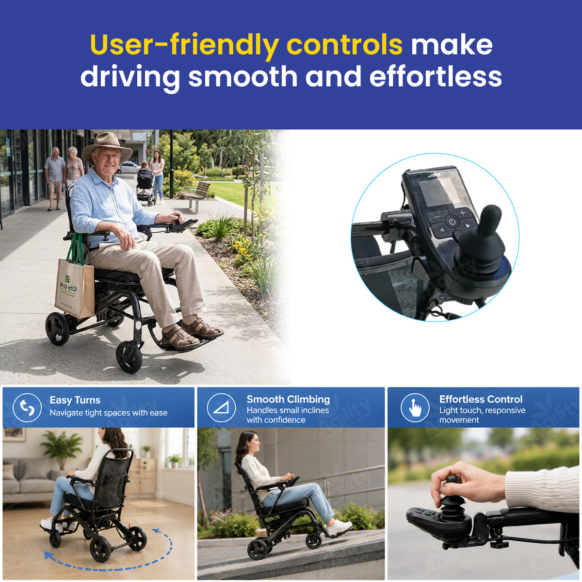 FlyteMax2 Folding Power Wheelchair – Lightweight Comfort for Travel & Daily Use