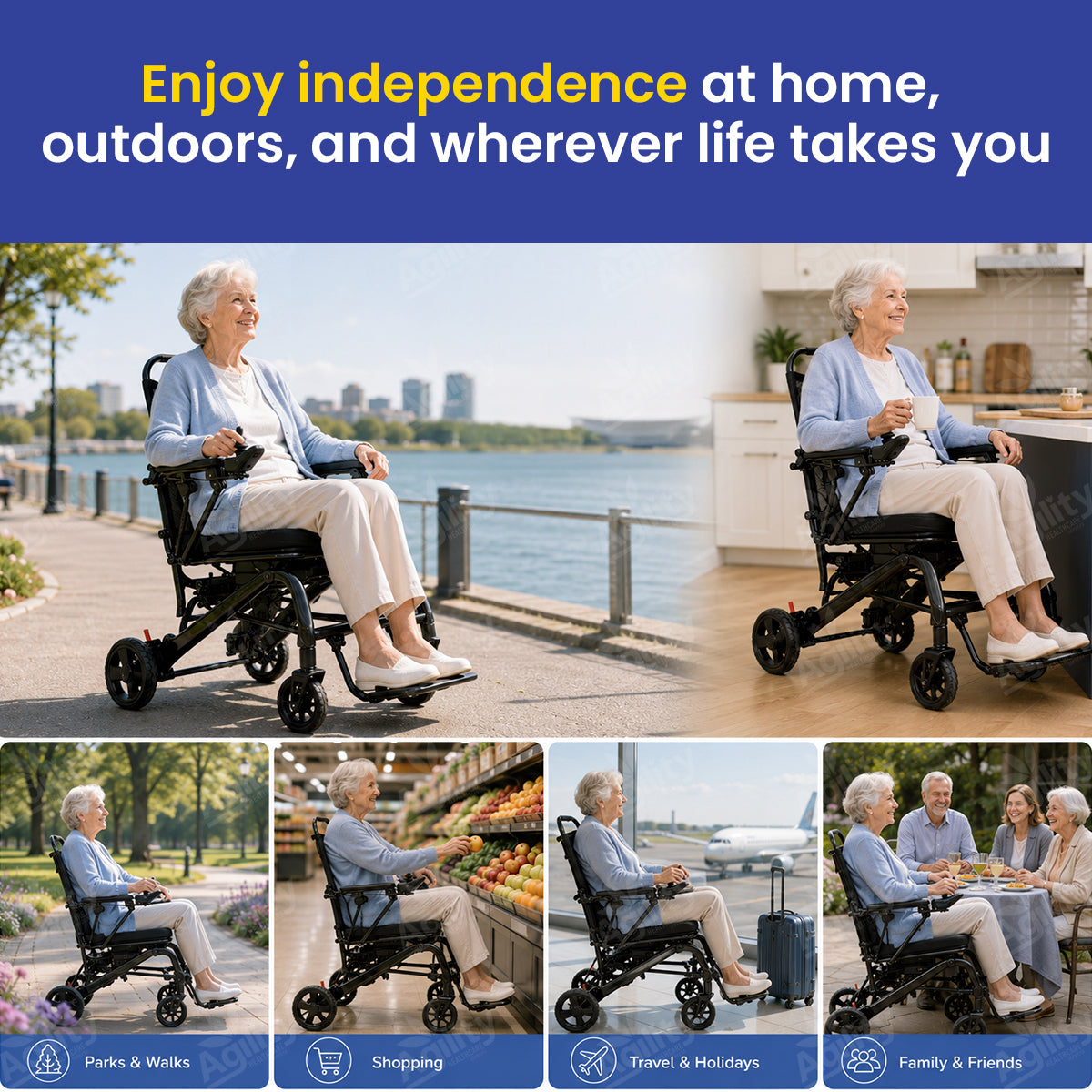 FlyteMax2 Folding Power Wheelchair – Lightweight Comfort for Travel & Daily Use