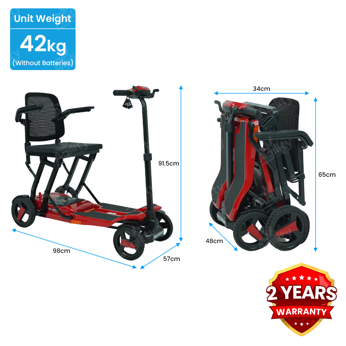 Go Lite Pro Mobility Scooter