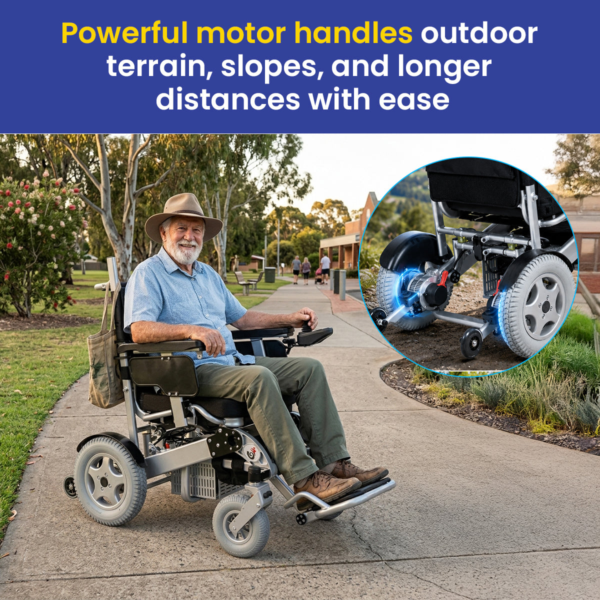 Bruno Heavy Duty Wheelchair – Extra Strong Support & Maximum Stability