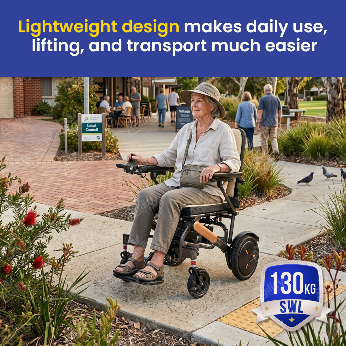 Bruno Lite Power Wheelchair – Lightweight & Easy Everyday Use