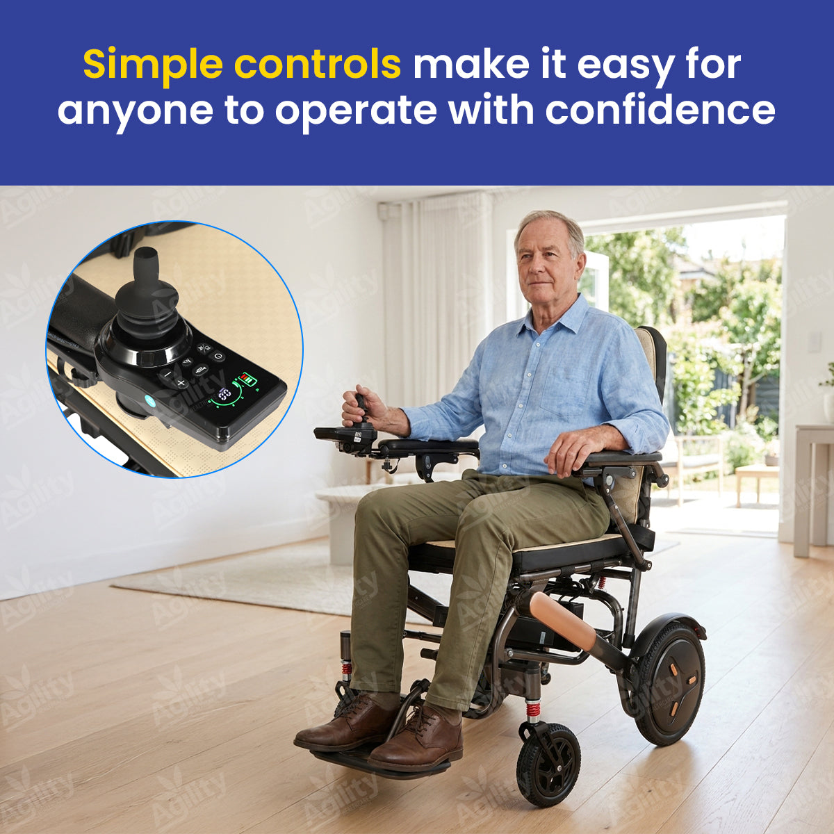 Bruno Lite Power Wheelchair – Lightweight & Easy Everyday Use