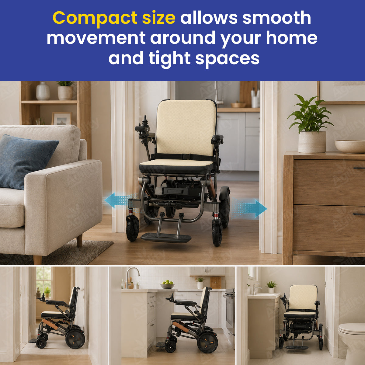 Bruno Lite Power Wheelchair – Lightweight & Easy Everyday Use