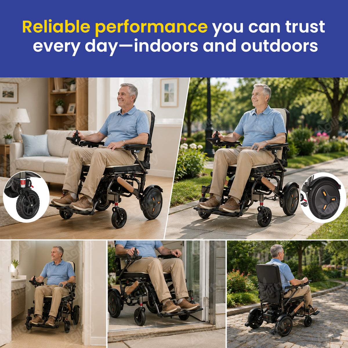 Bruno Lite Power Wheelchair – Lightweight & Easy Everyday Use